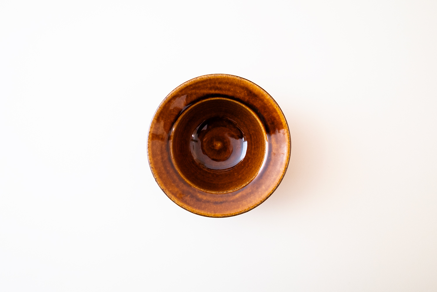 飴釉リムボウル 小