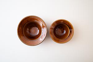 飴釉リムボウル 小