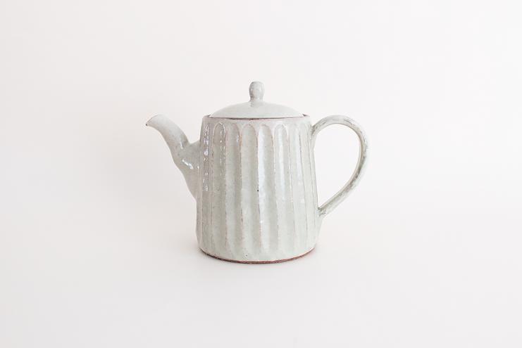 粉引しのぎポット 筒型