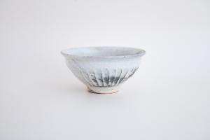 青灰 さかずき 線彫