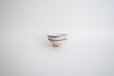 粉引 さかずき リーフ