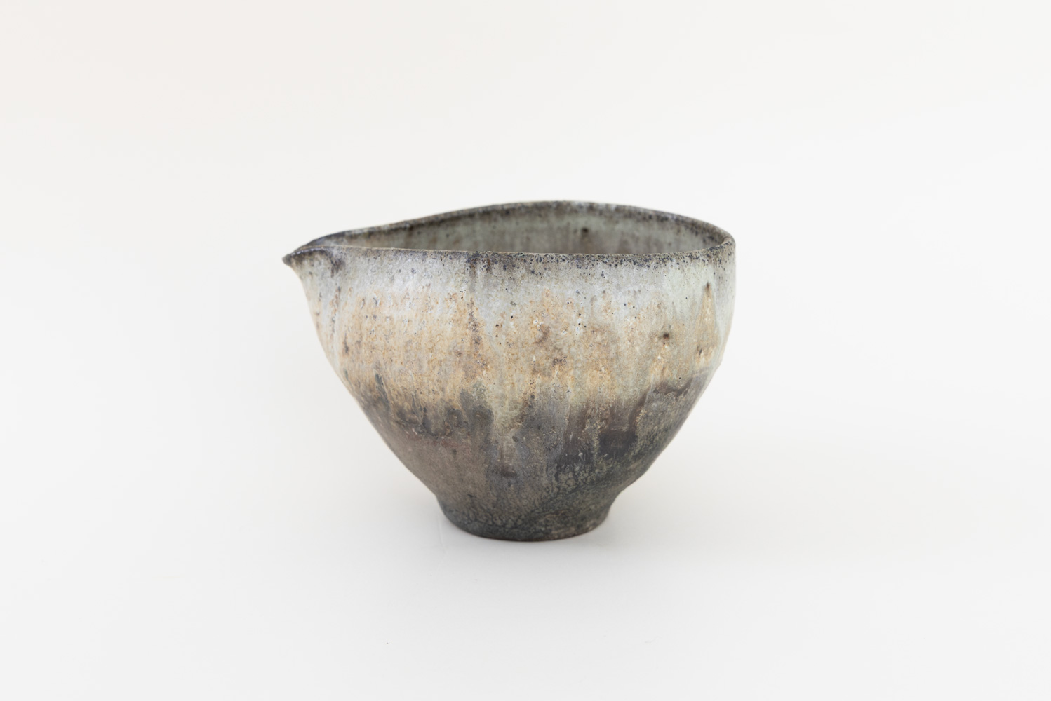 片口酒器 古白ツートン