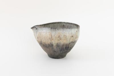 片口酒器 古白ツートン