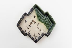 織部 菱形向付 B