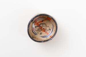 弥七田織部 ぐい呑 (木箱付) A