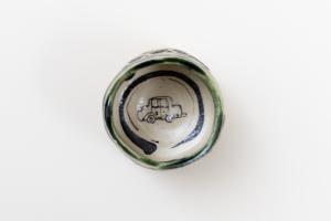 織部 ぐい呑 (木箱付) B