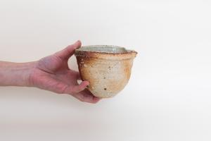 信楽 片口酒器 (木箱付) A