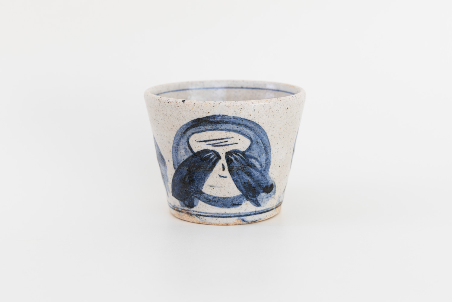 美濃染付 蕎麦猪口 B