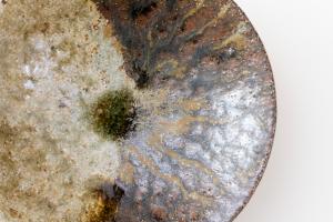 5寸皿 掛分ビードロ A