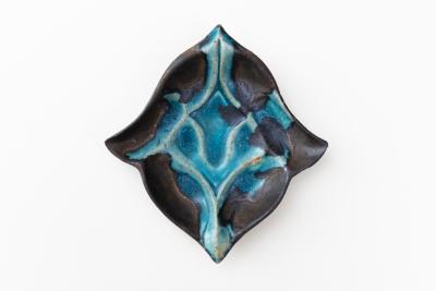 フレアプレート 青黒