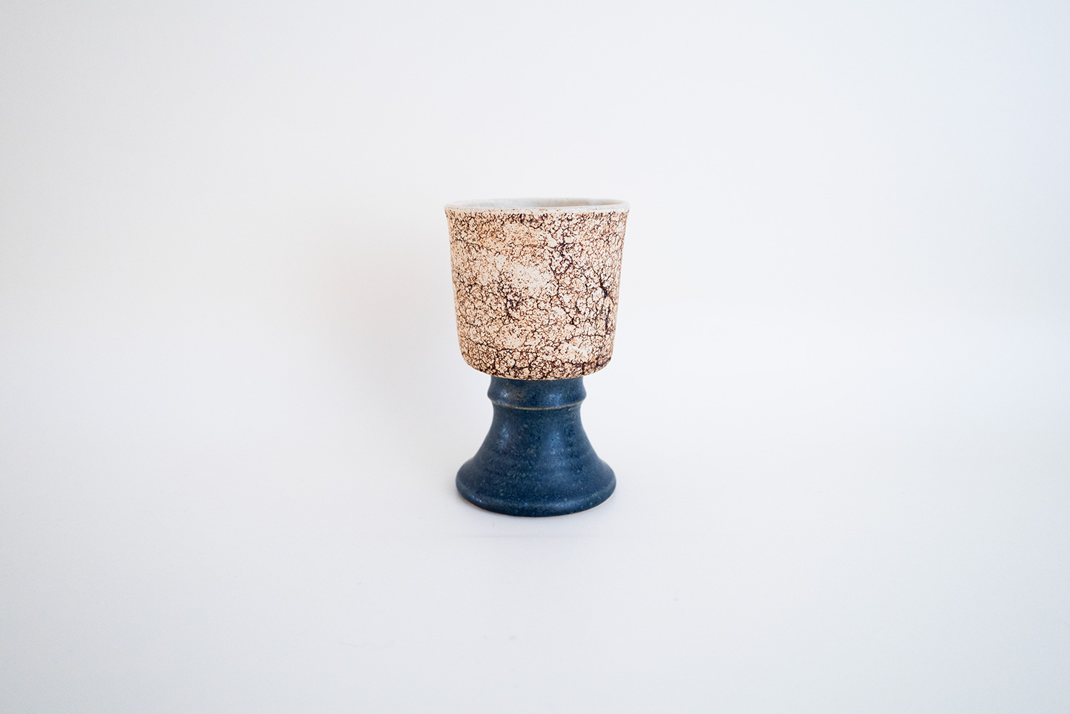 コルク ゴブレット 青B