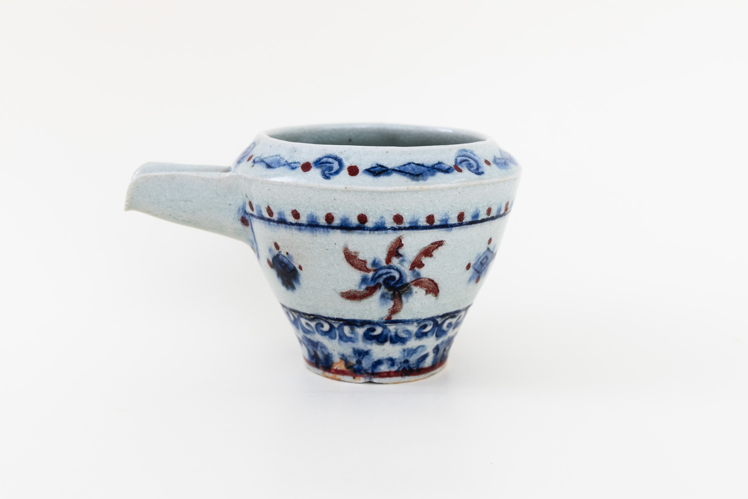 紅安南 片口注器 B