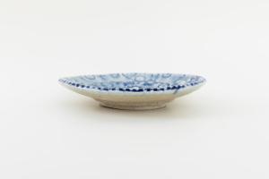 灰釉呉須 5.5寸皿 A
