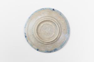 灰釉呉須 5.5寸皿 B