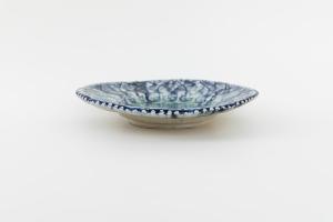 灰釉呉須 5.5寸皿 D