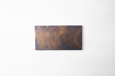 金彩 板皿 波紋(110 × 210)