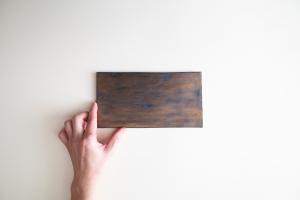 金彩 板皿 凪(110 × 210)