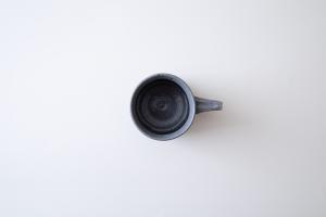 グレー釉しのぎステーブルマグ