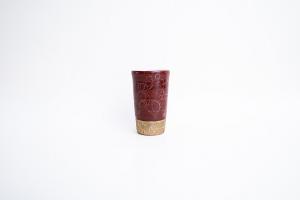 赤巻 金彩細カップ