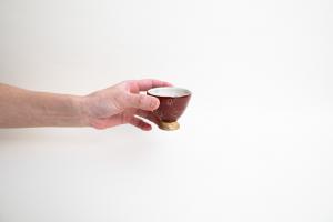 赤巻 金彩酒盃A