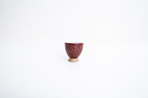 赤巻 金彩酒盃B