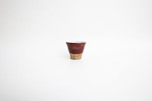 赤巻 金彩酒盃C