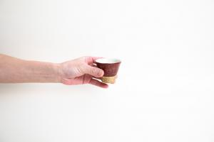 赤巻 金彩酒盃C