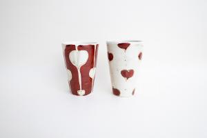 赤絵 ビアカップA