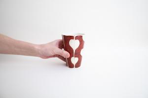 赤絵 ビアカップA