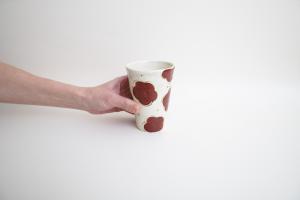 赤絵 ビアカップD