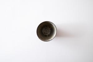 灰釉 氷裂 ロックカップ(立)