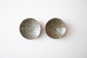 灰釉 豆皿 A