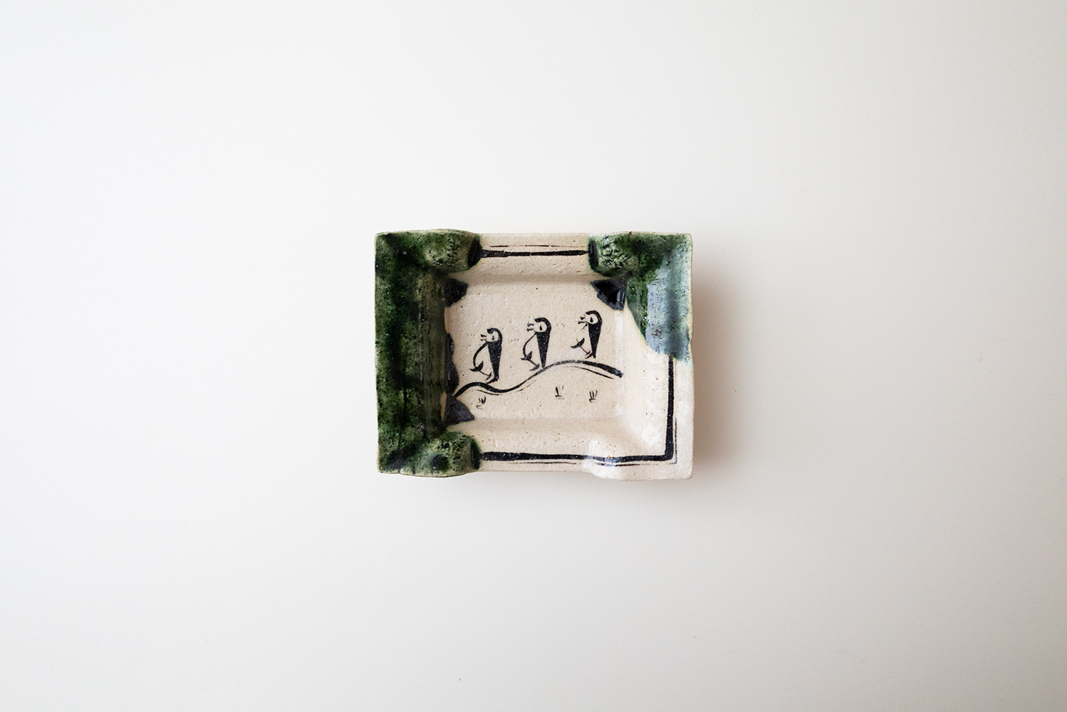 織部四方筒向付10客 茶陶 懐石料理 心苦しく 