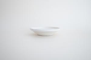 粉引 段々皿 5寸