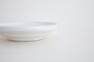 粉引 段々皿 5寸