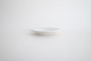 粉引 リム皿 5寸