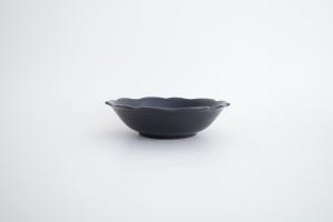 黒釉 菓子鉢 5.5寸