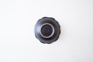 黒釉 菓子鉢 5.5寸