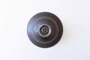 錆釉 リーフリムボウル 8寸