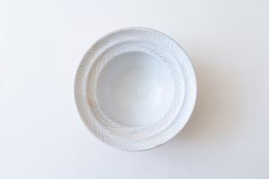 鉄散 リーフリムボウル 8寸