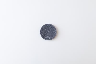  LEAF VEIN 錆釉 3寸