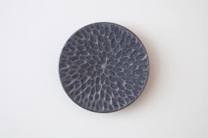  LEAF VEIN 錆釉 3寸