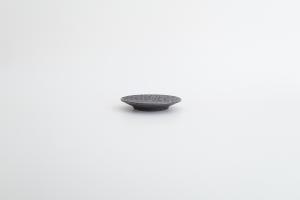  LEAF VEIN 錆釉 3寸