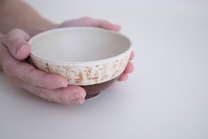 スクラッチ　飯碗(大) 茶