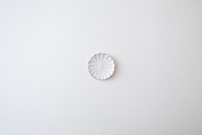 粉引 輪花豆皿