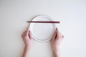 粉引 ナローリム パン皿