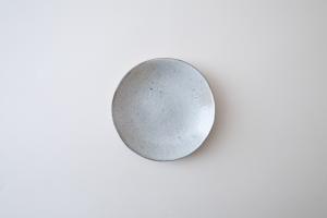 青灰 丸皿 φ150
