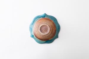 3トンガリ 深鉢 6寸 青 A2