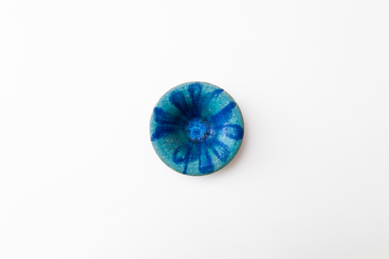 ぼうし鉢 4寸 インディゴ C