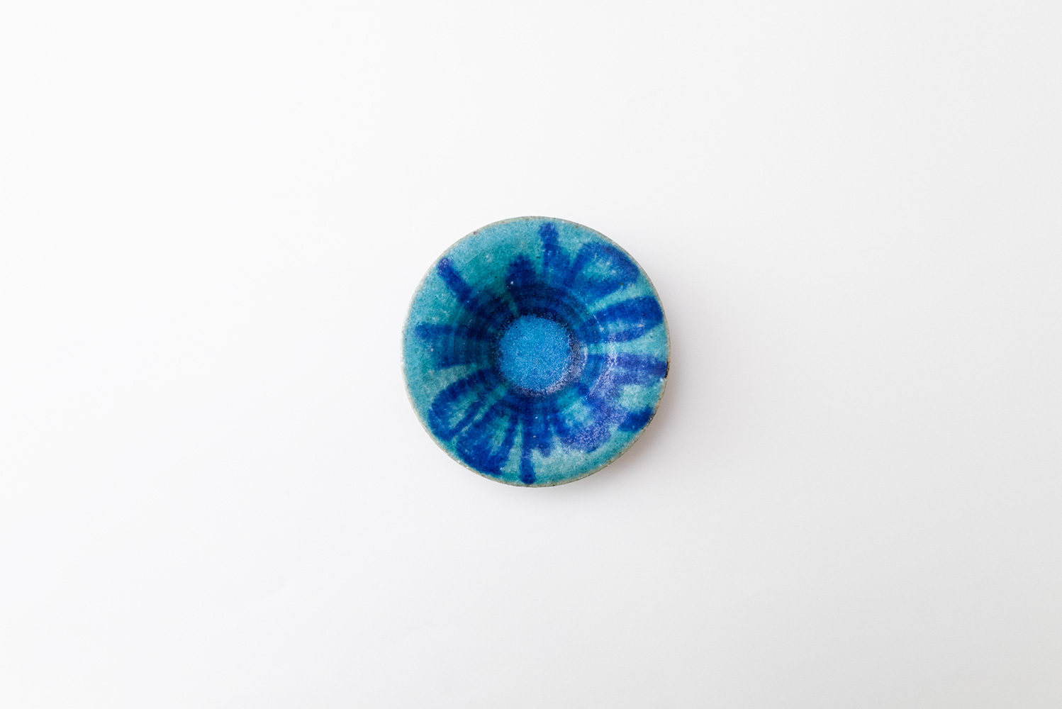 ぼうし鉢 4寸 インディゴ E